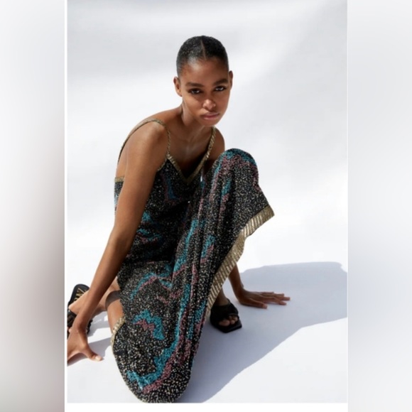 Zara Special Edition Beaded Dress - Picture 8 of 8